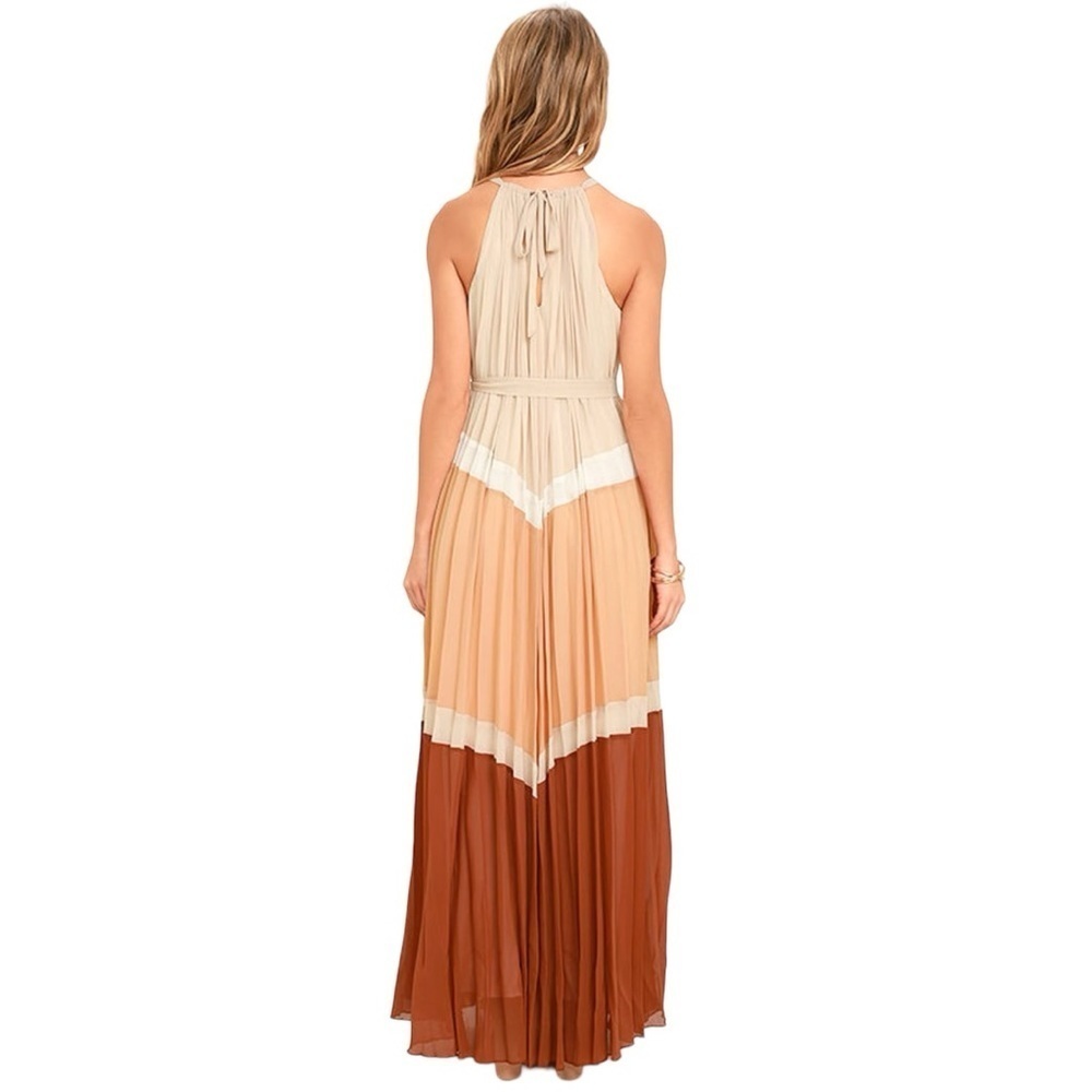Lulu’s Totally Tranquil ColorBlock Maxi Dress Women’s Size Medium - Picture 2 of 15